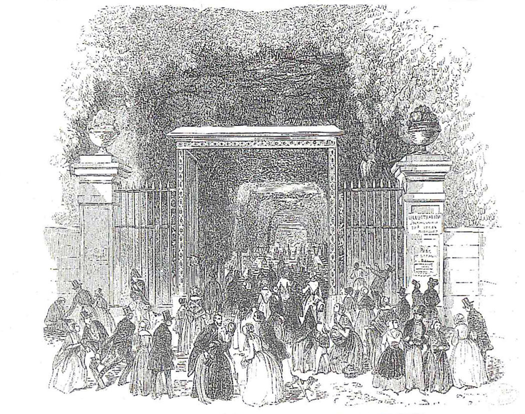Le Bal de Sceaux, Gravure de Pruce et Champin, 1843